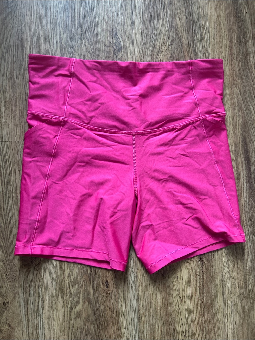 all in motion Hot Pink High-Rise Bike Shorts
